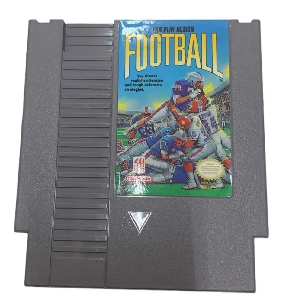 Play Action Football 1990‎ Nintendo Game (Untested)